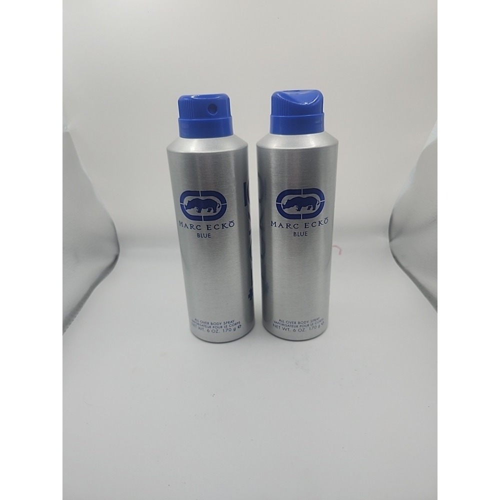 2 Marc Ecko Blue By Marc Ecko All Over Body Spray 6 Oz For Men